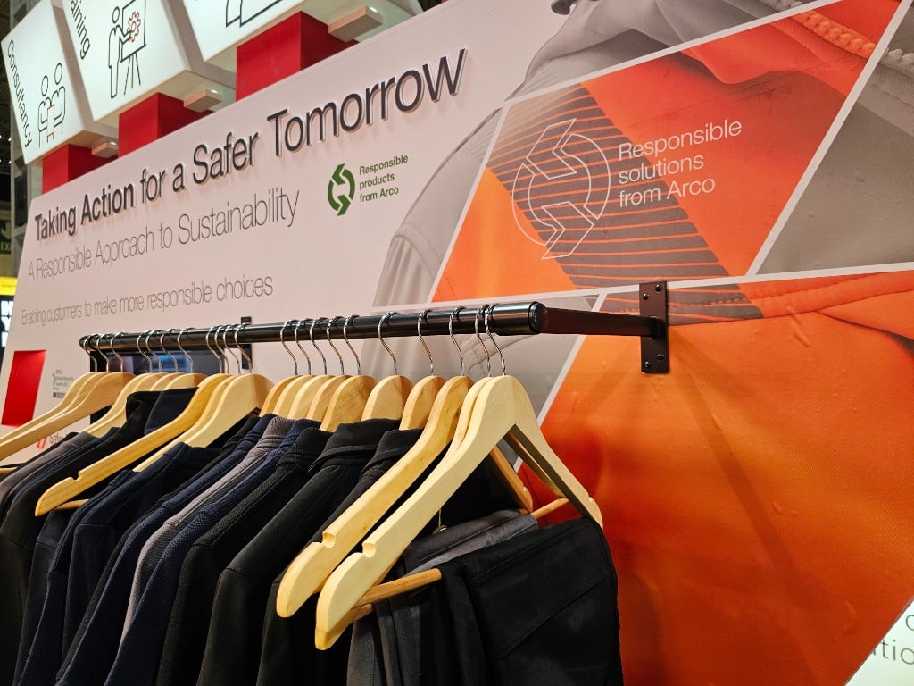 Responsible and sustainable workwear range at trade exhibition